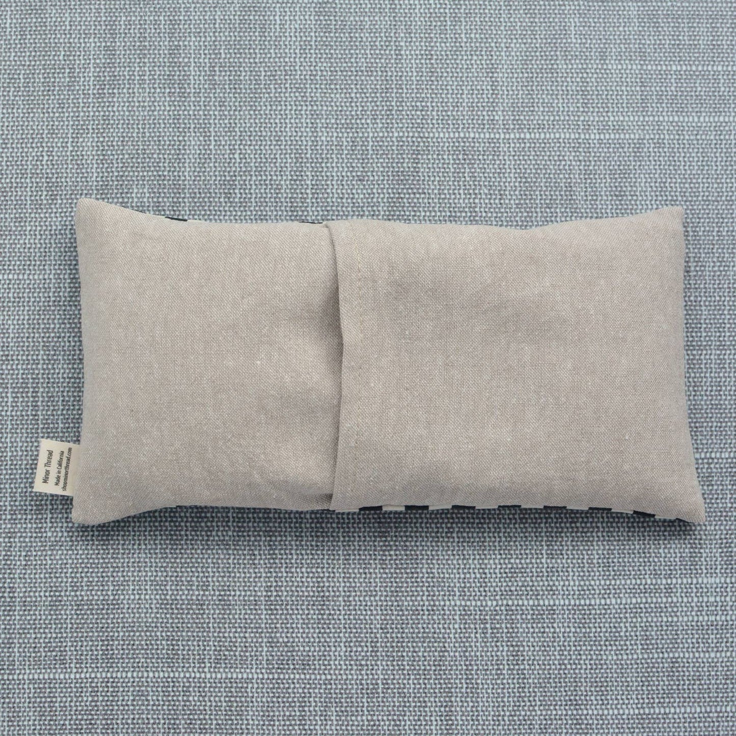Weighted Eye Pillow - Black + Natural Checkerboard