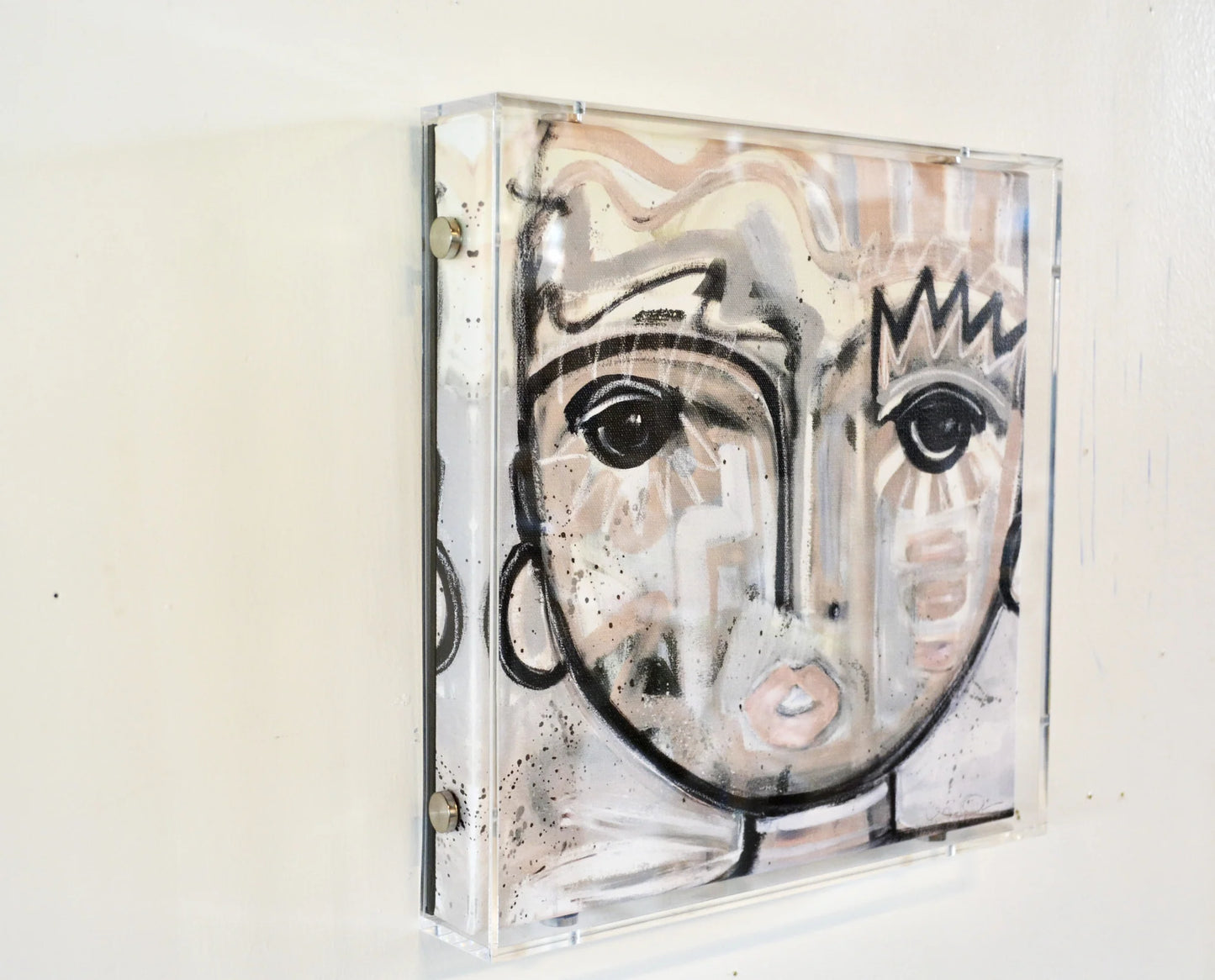 Dreaming - Canvas Giclee Print in Acrylic Frame