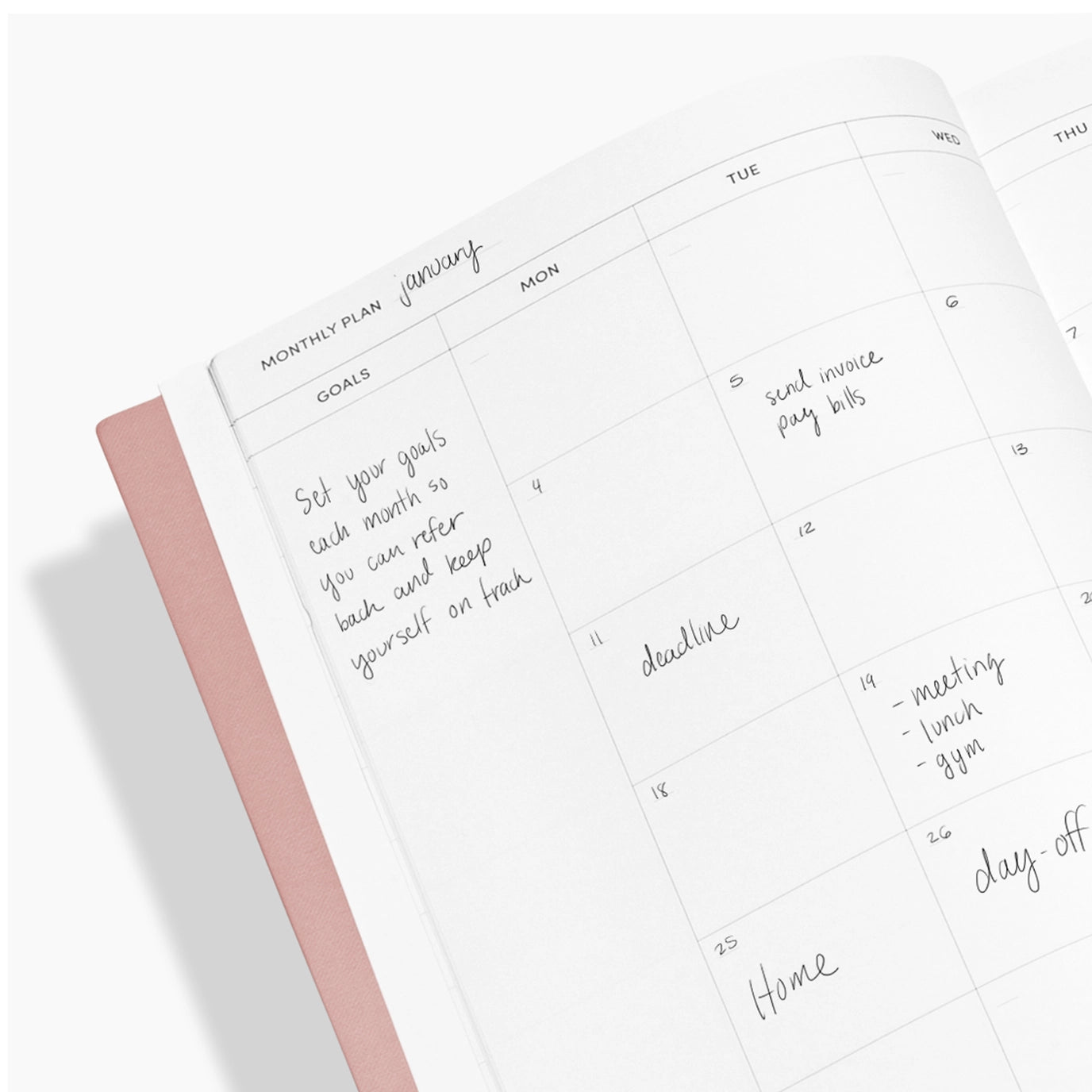 Project Planner in Light Blue