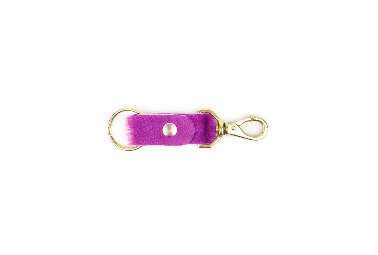Hair On Hide Keychain