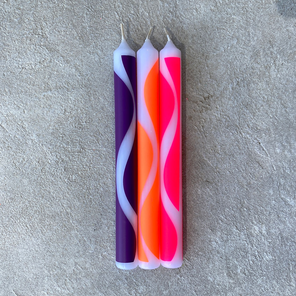 Dip Dye Curves Candles