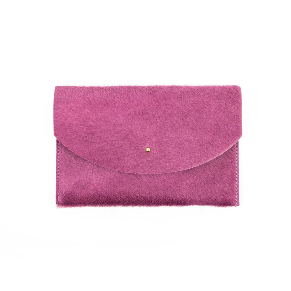 Fuschia Lux Clutch
