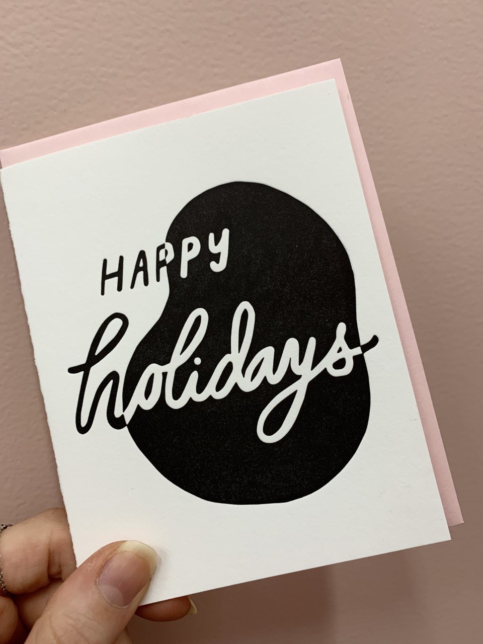 Happy Holidays Modern Card
