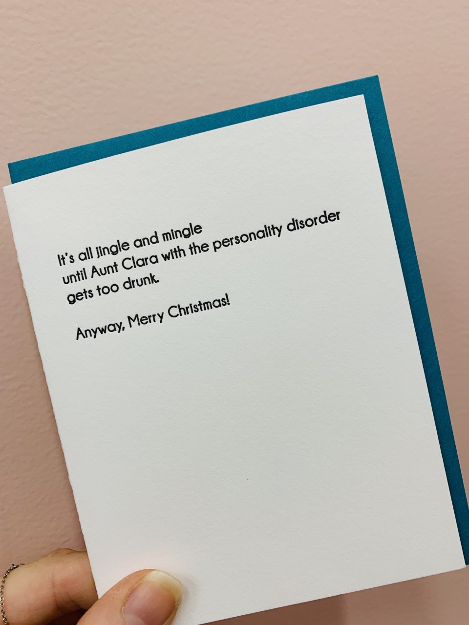 Personality Disorder Christmas Card
