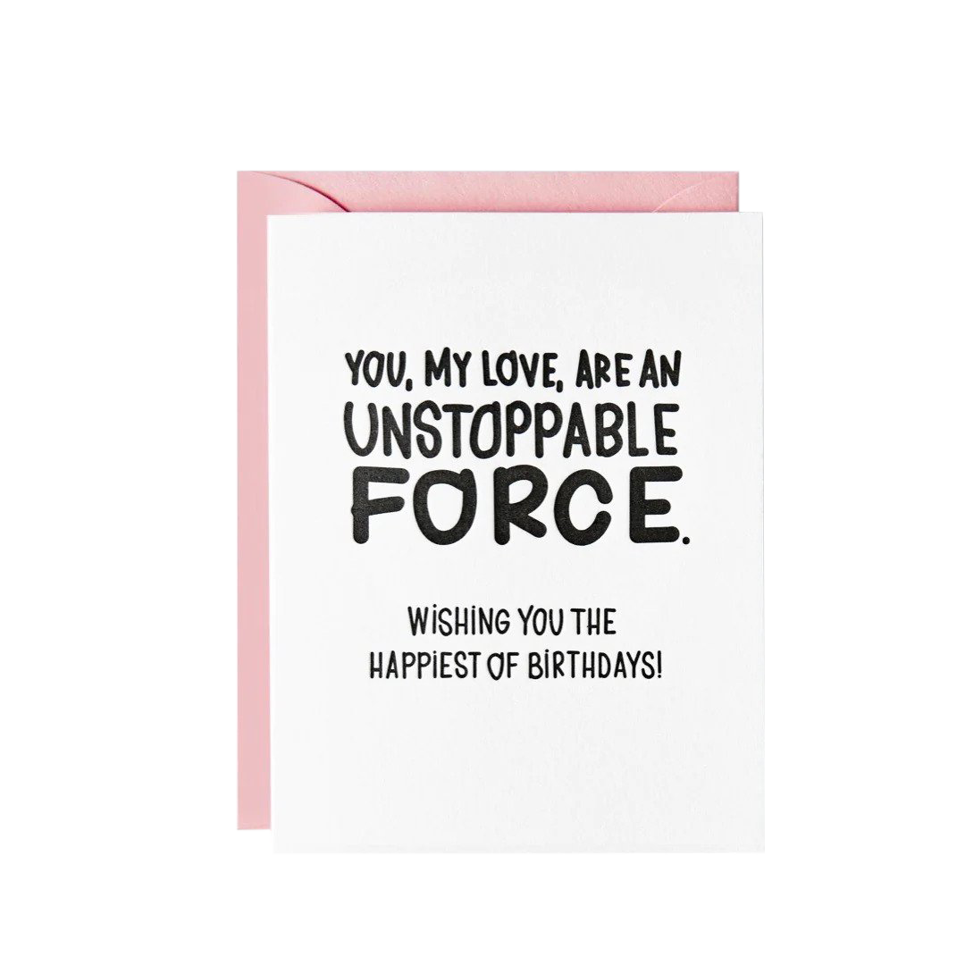Unstoppable Force Card