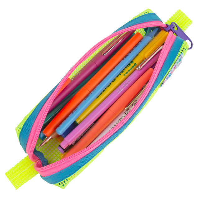 Bright Mesh Pencil Case