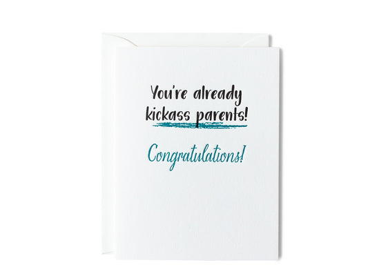 Kickass Parents Baby Card