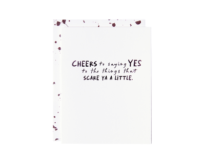 Scare Ya A Little Cheers Card - Bella Hall X Paper Epiphanies