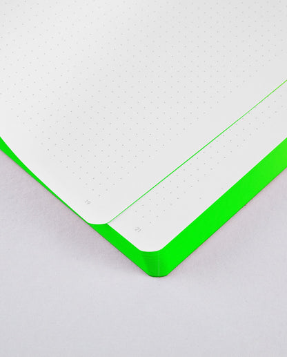 Neon Green & Yellow Ombre Color Clash Ombre Notebook