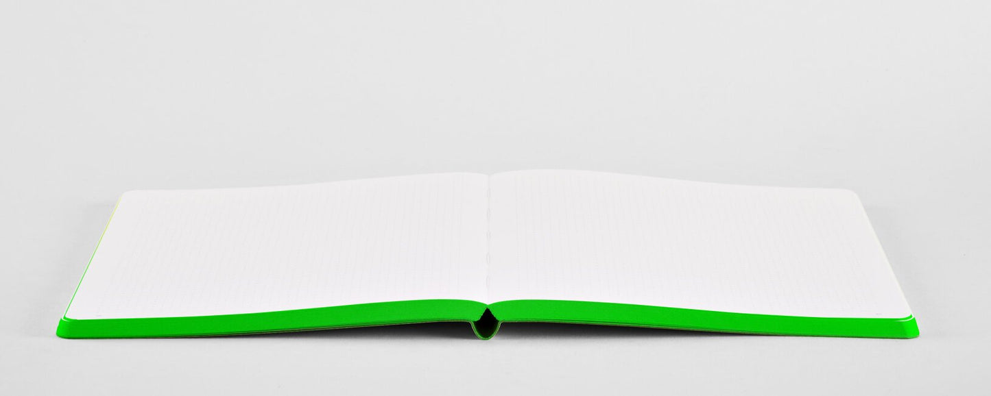 Neon Green & Yellow Ombre Color Clash Ombre Notebook