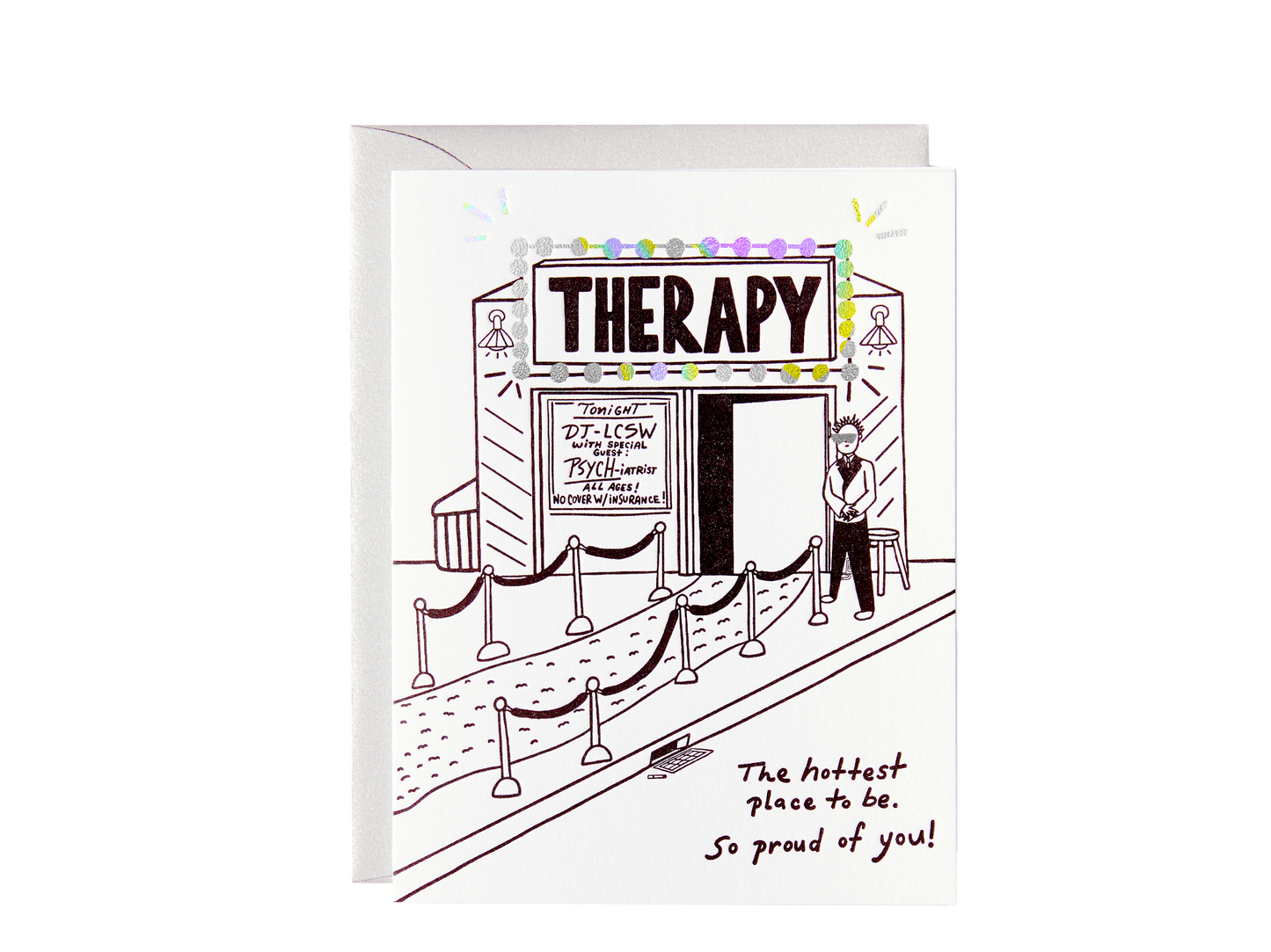 Therapy Card  - Liz Deleo X PiPH by Paper Epiphanies