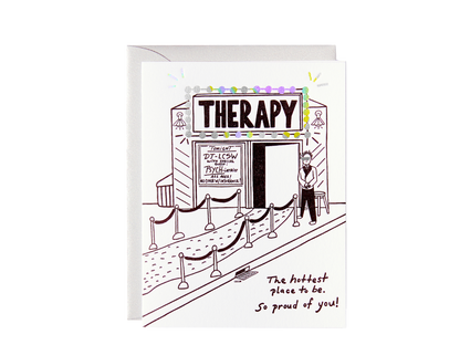 Therapy Card  - Liz Deleo X PiPH by Paper Epiphanies