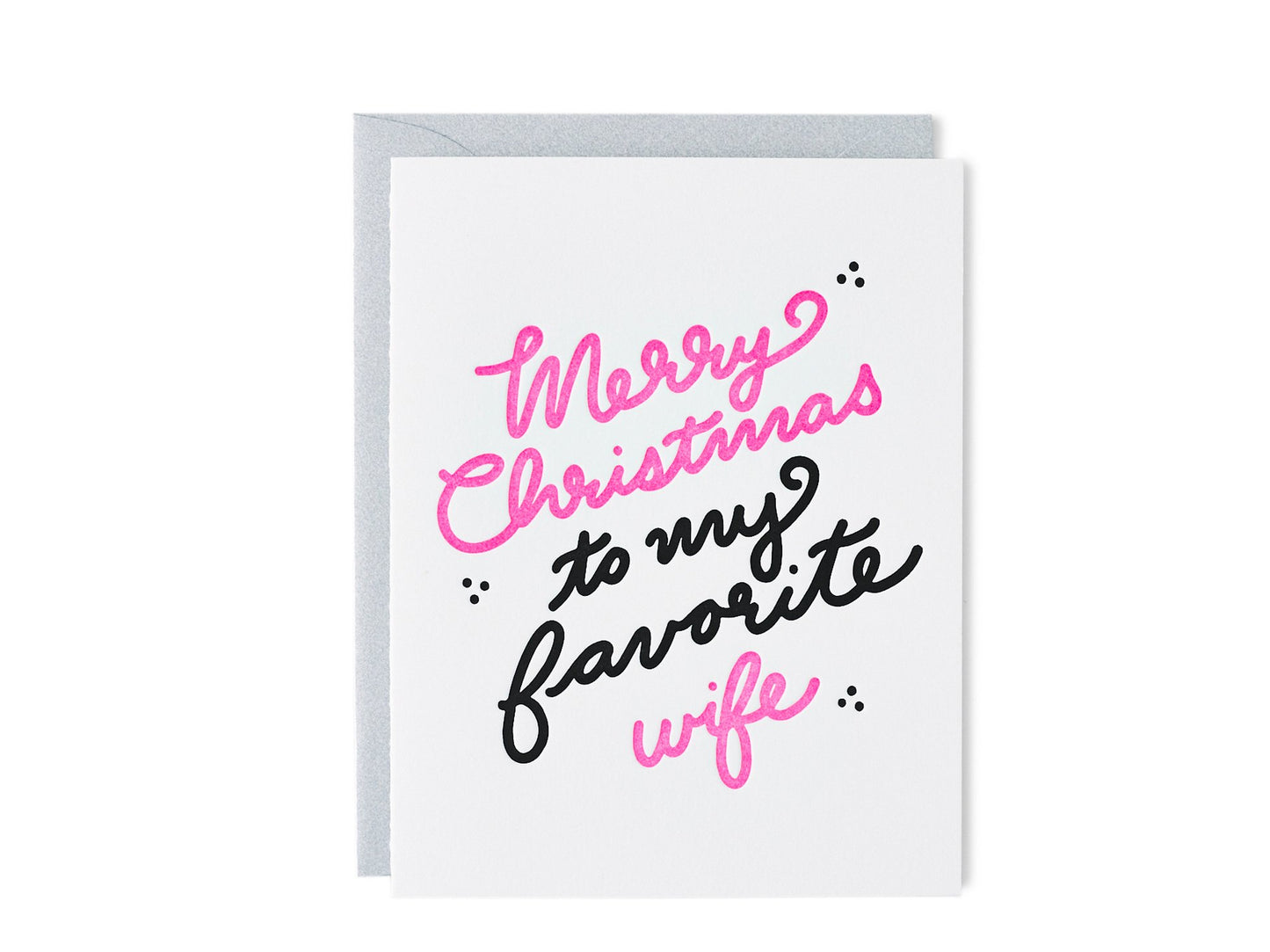 Favorite Wife Christmas Card