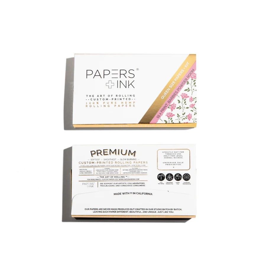 Barbies Powder Room Premium Organic Hemp Papers