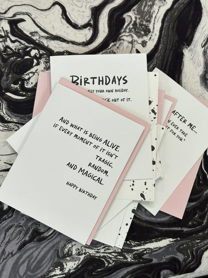 Your Own Holiday Birthday Card -  Bella Hall X Paper Epiphanies