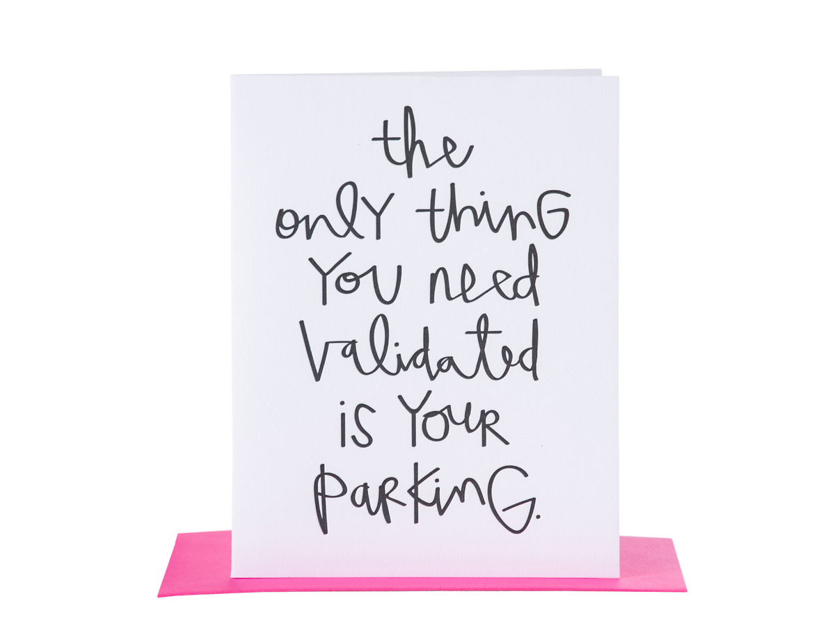 Valitaded Validated Parking – PiPH by Paper Epiphanies