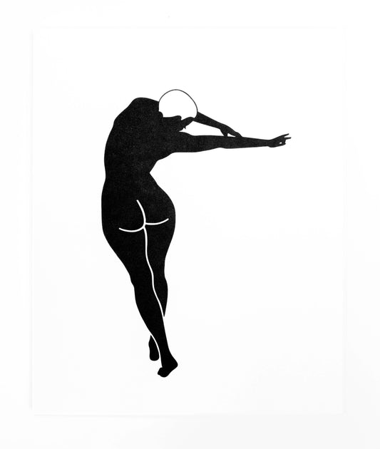 Dance Letterpress Art Print