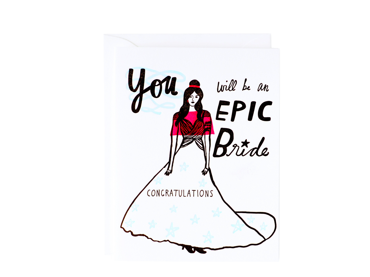 Epic Bride Wedding Card - PiPH by Paper Epiphanies