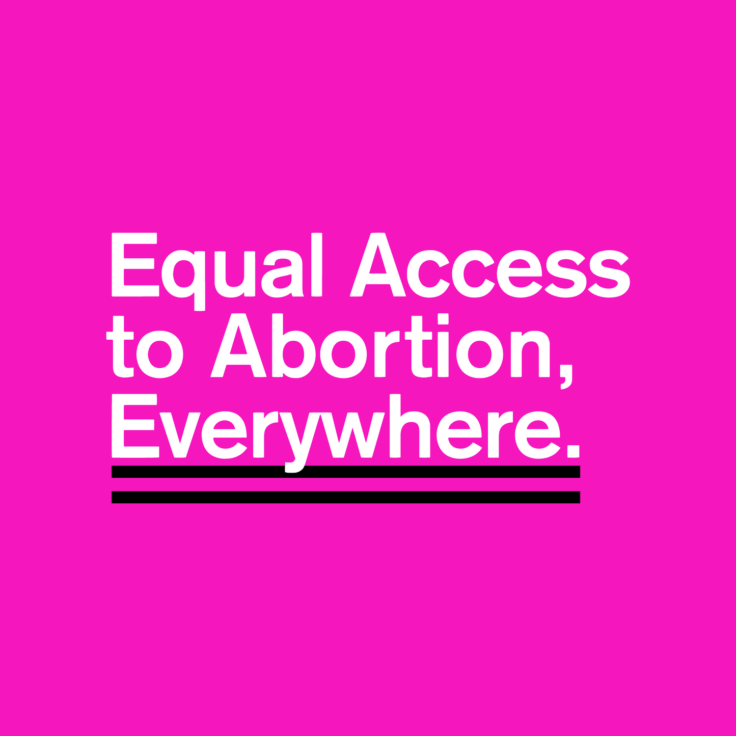 Donation to Equal Access to Abortion