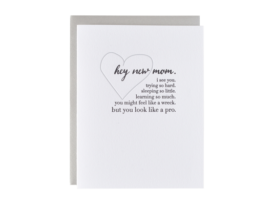 Hey New Mom Card