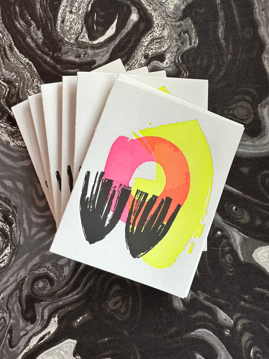 Neon Flame Card Set - All Shapes & Sizes Collaboration
