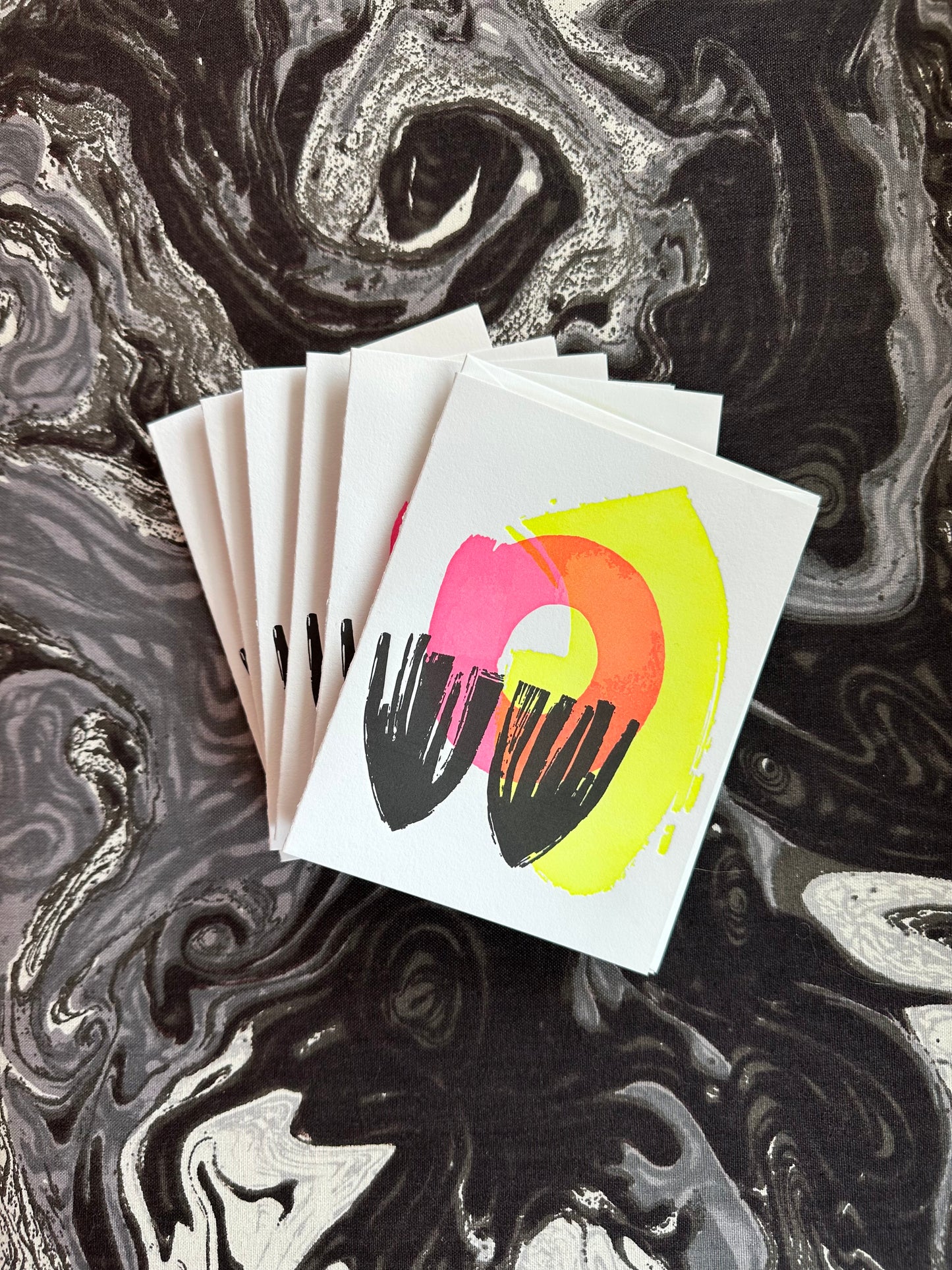 Neon Flame Card Set - All Shapes & Sizes Collaboration