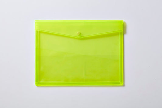 Large Neon Yellow Pouch