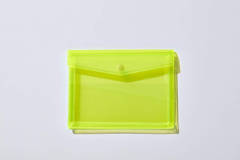 Small Neon Yellow Pouch
