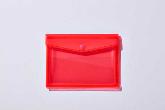 Small Neon Red Pouch