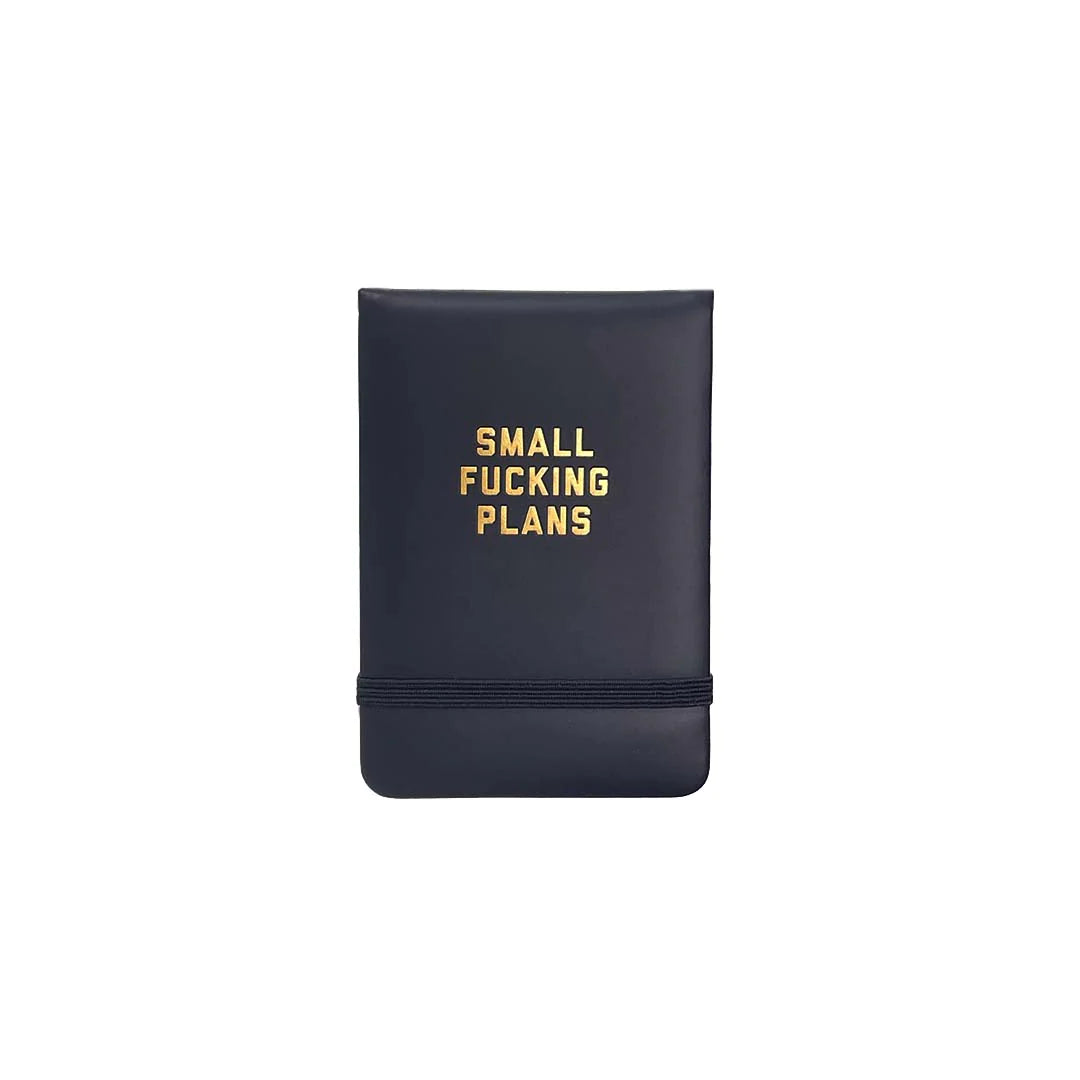 Small Fucking Plans Jotter - Multiple Colors