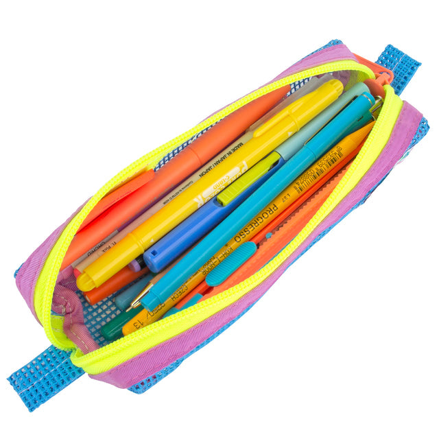 Bright Mesh Pencil Case