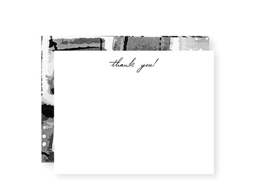 Letterpress Notecard Set: Thank You