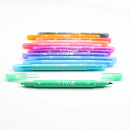 TwinTone Marker Set: Pastel - 12-Pack