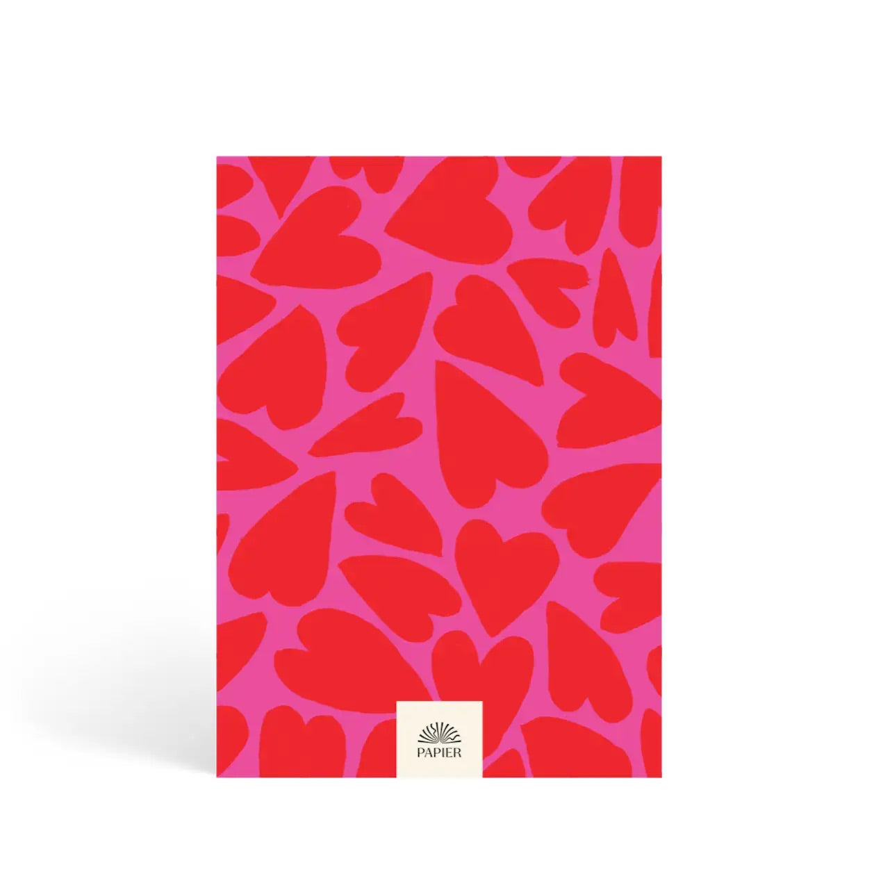 Full of Heart Lined Notebook - Pink & Red