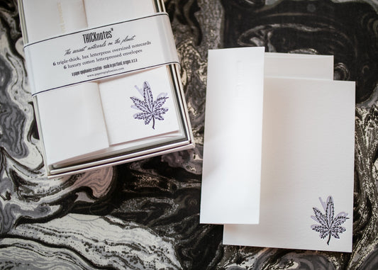 Weed Illustration Notecard Set - THICKnotes™
