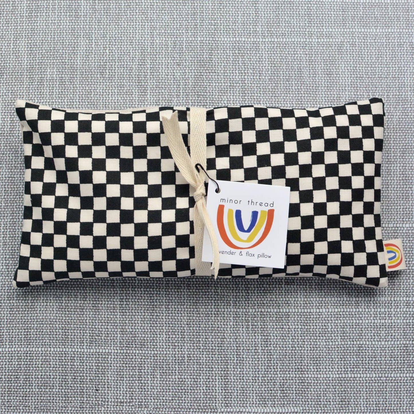 Weighted Eye Pillow - Black + White (Unscented)