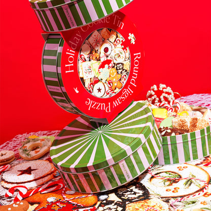 Holiday Cookie Tin Puzzle