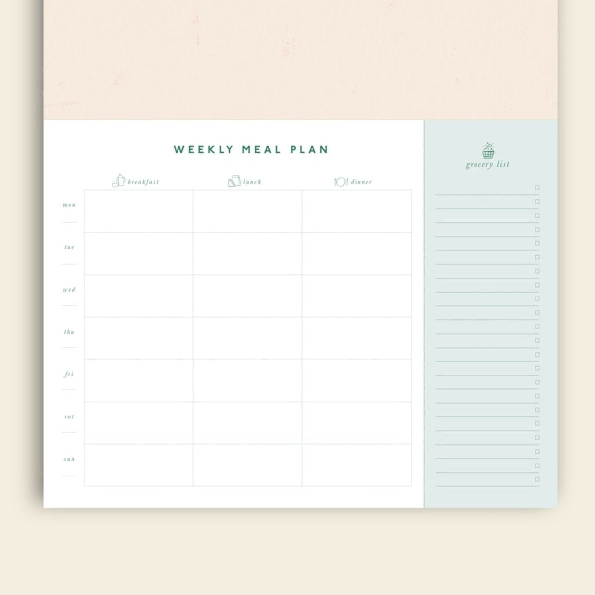 On The Menu Meal Planner