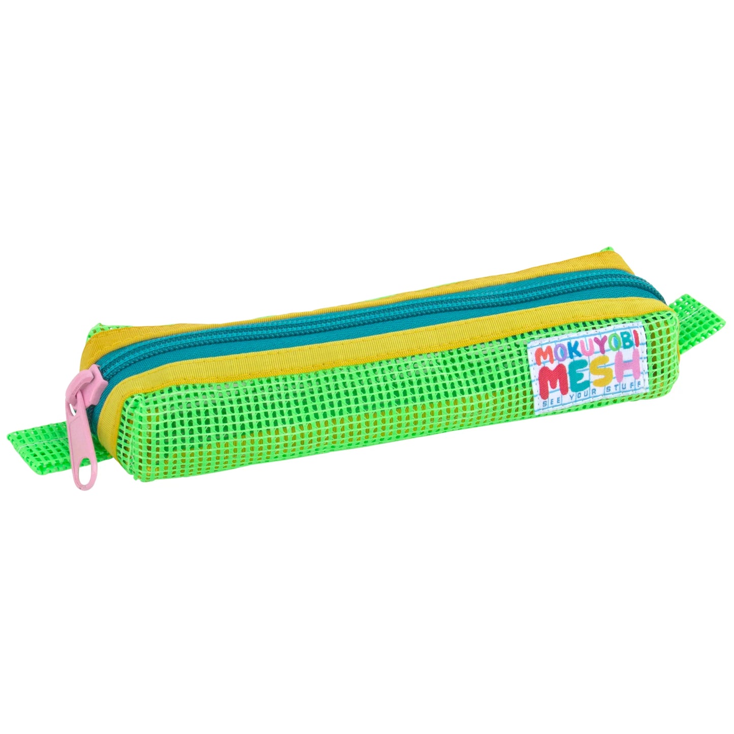 Bright Mesh Pencil Case